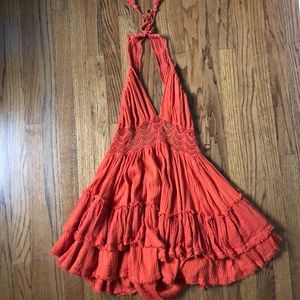 Free People Open Back Dress